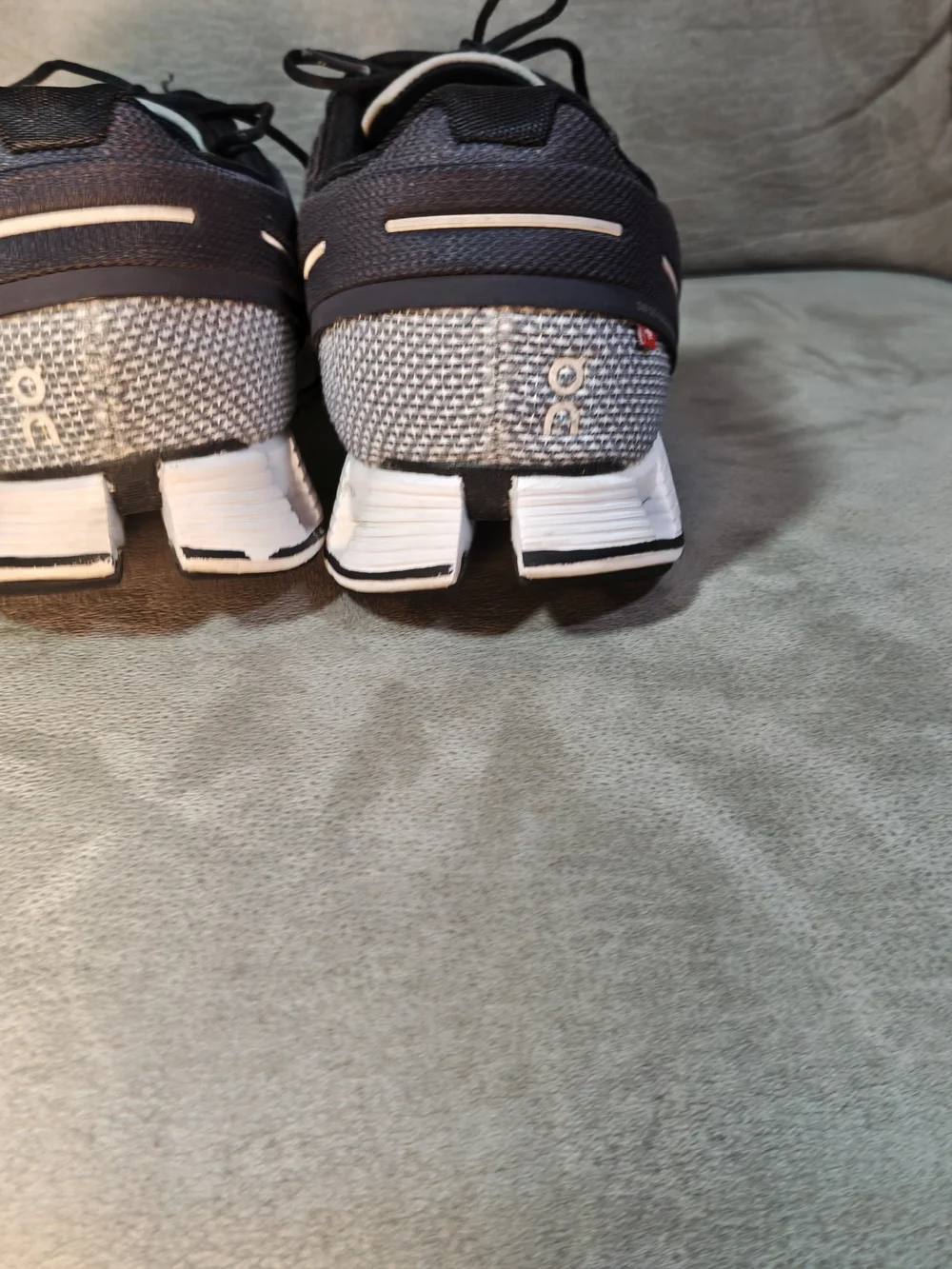 On Running Men's Cloud Sneakers — Black & White